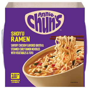 Shoyu Ramen Soup Bowl with Vegetables & Tofu thumbnail 1