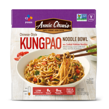 Annie Chun's Chinese Style Kung Pao Noodle Bowl Packaging