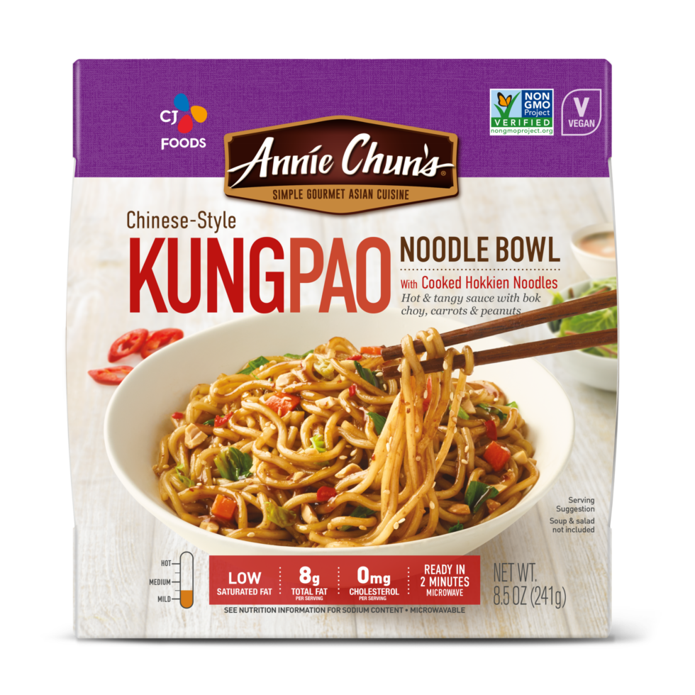 Annie Chun's Chinese Style Kung Pao Noodle Bowl Packaging