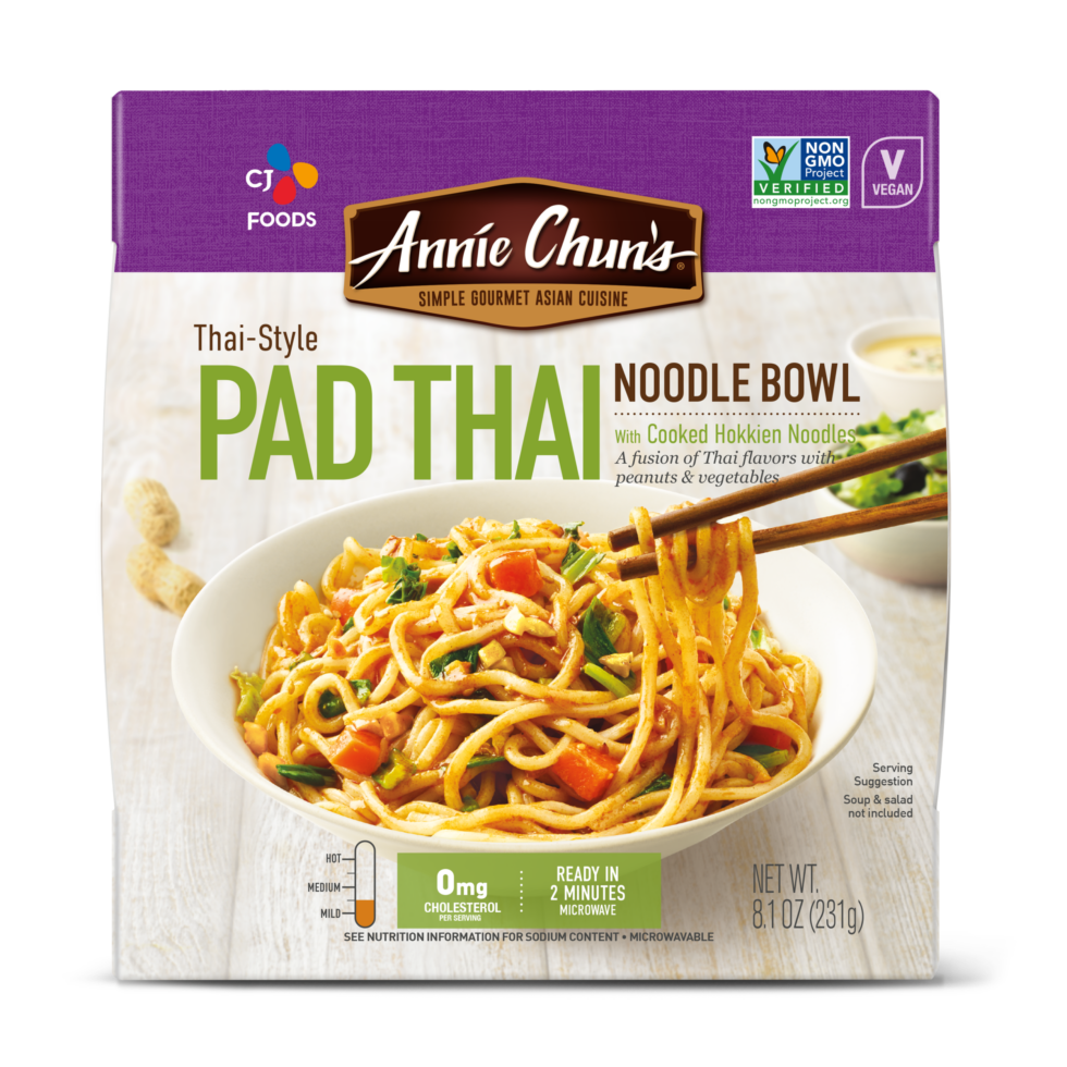 Annie Chun's Thai Style Pad Thai Noodle Bowl Packaging
