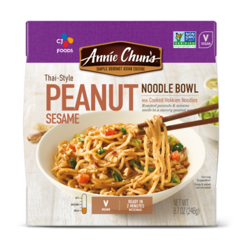Annie Chun's Thai Style Peanut Sesame Noodle Bowl Packaging