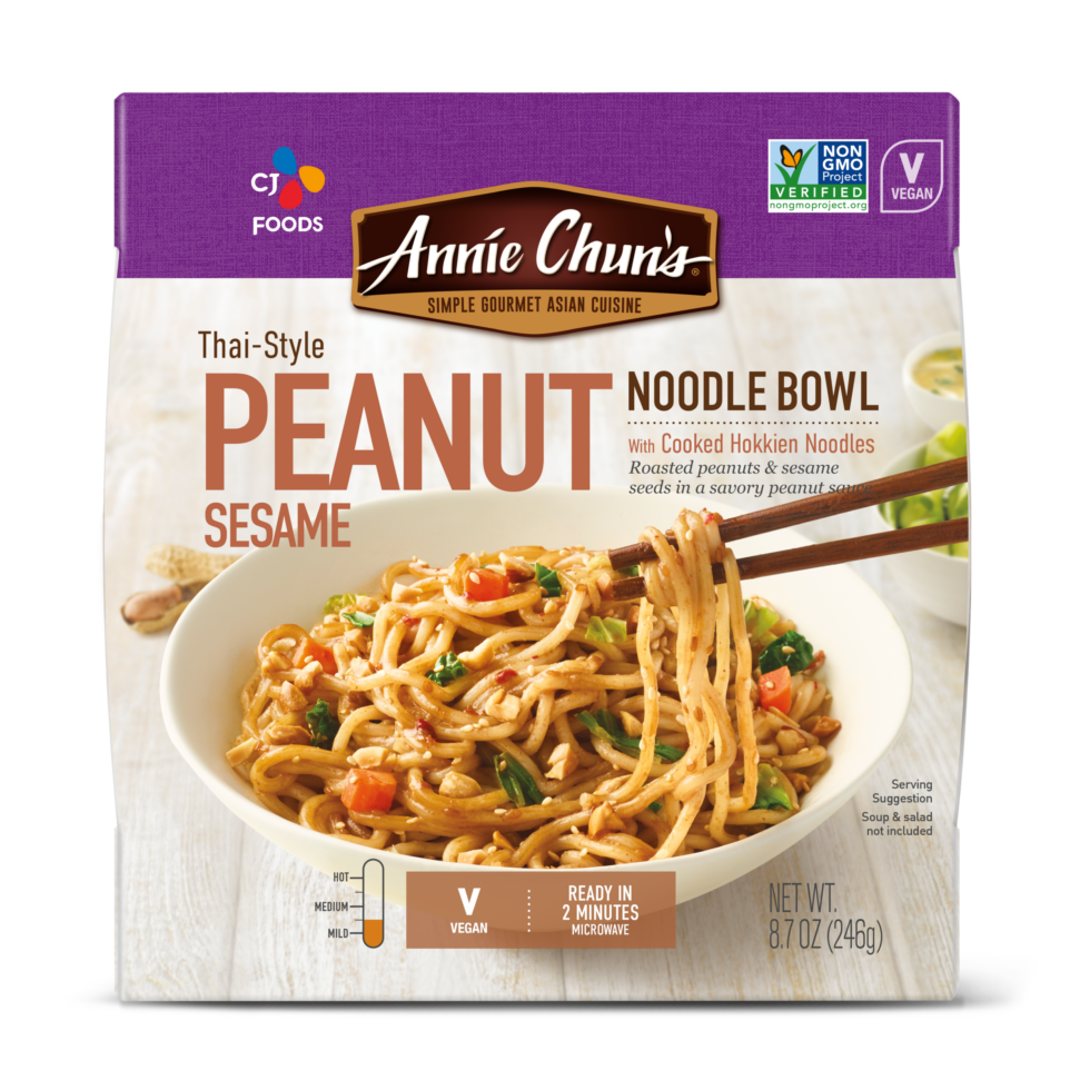 Annie Chun's Thai Style Peanut Sesame Noodle Bowl Packaging