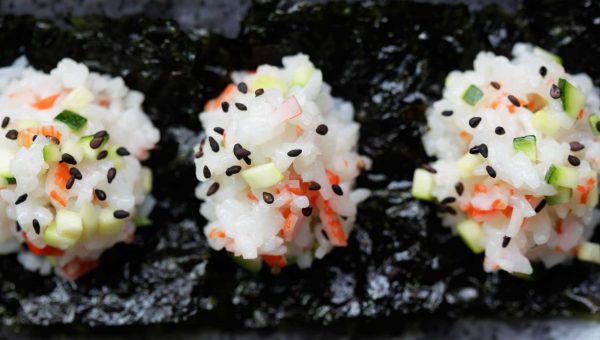 Annie Chun's Crab and Cucumber Sushi Rice Balls