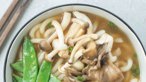 Sesame Soy Mushroom Miso Soup Bowl