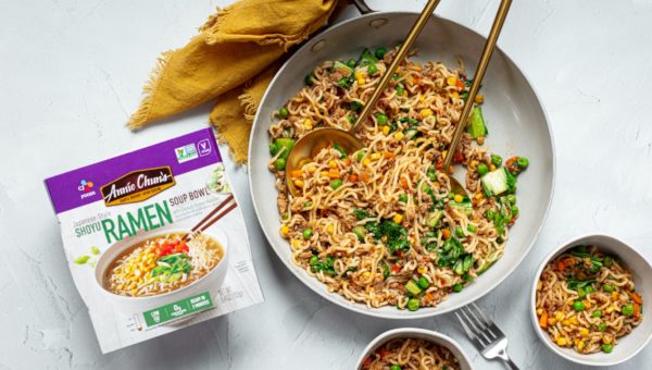 Chili Garlic Ramen Noodles with Chicken