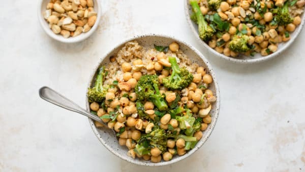 Lemon Chickpea Rice Bowls