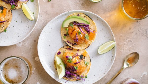 Vegan Fish Tacos with Sweet Chili Sauce
