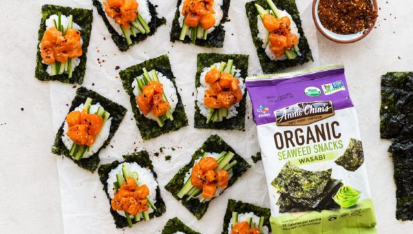 Spicy Salmon Rice Ball Seaweed Snacks