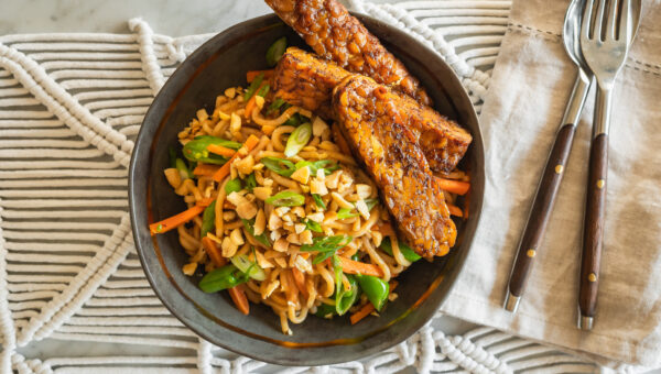 Tempeh Peanut Noodles