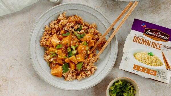 Vegan Orange Chicken With Fried Rice