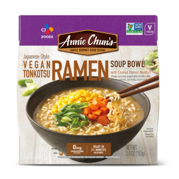Annie Chun's Japanese-Style Vegan Tonkotsu Ramen Packaging