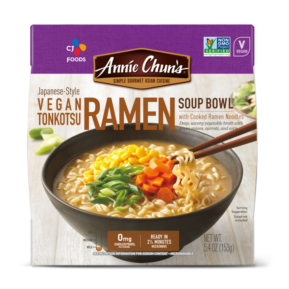 Annie Chun's Japanese-Style Vegan Tonkotsu Ramen Packaging